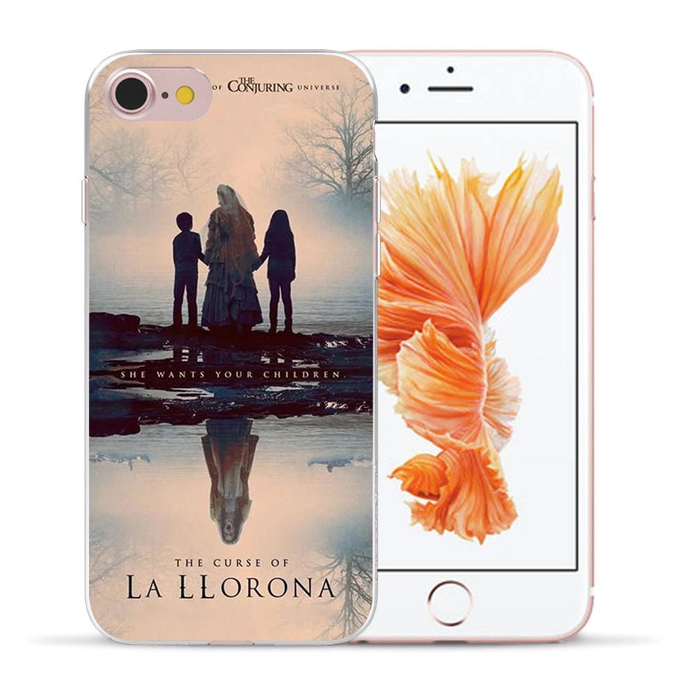 Новый ТВ проклятие Лос Анджелеса Llorona прозрачный tpu крышка чехол Fundas для iphone 6 7 8 plus