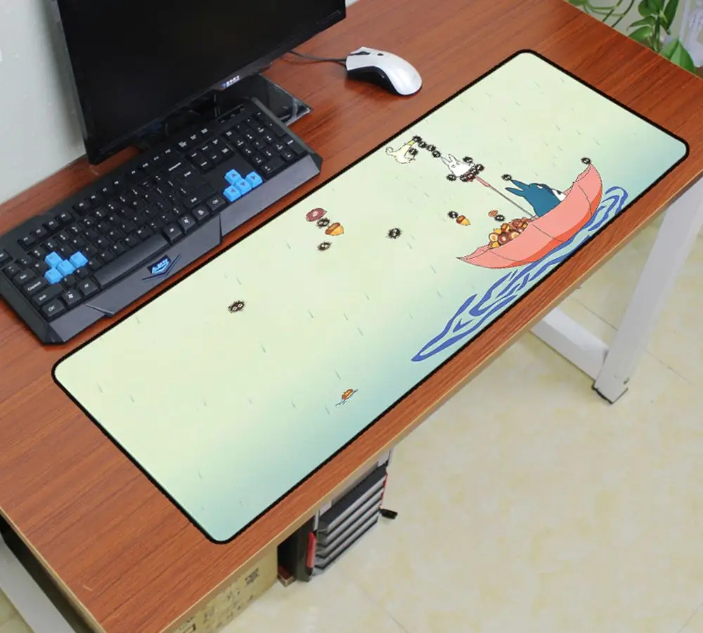 Size 900x300x3mm Тоторо коврик для мыши 900x300x3 мм коврик для мыши великолепный Коврик для компьютерной мыши notbook аниме игровой коврик для мыши геймер клавиатура Коврик для мыши - Цвет: Size 900x300x3mm
