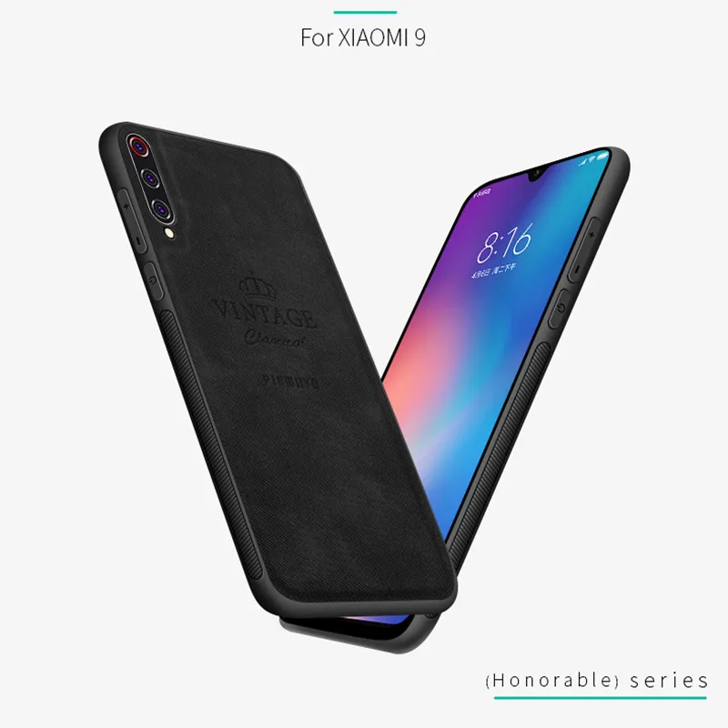 Xiaomi Mi 9 Case Cover 6.39 inch Mi9 Back Shockproof Phone PINWUYO TPU + PC for |