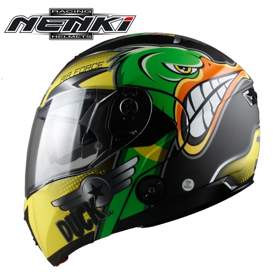 Бесплатная доставка 1 шт. NENKI DOT шлем с полным лицевым покрытием Capacete Casco Casque