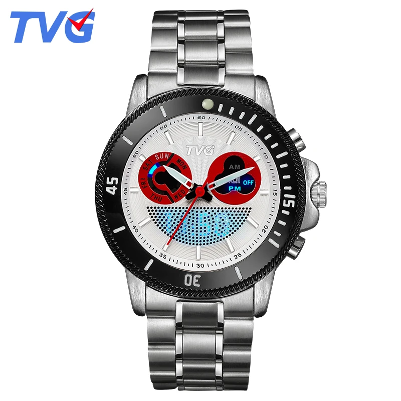 Часы наручные TVG мужские спортивные роскошные брендовые водонепроницаемые