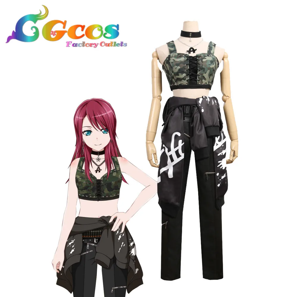 CGCOS Косплей Костюм BanG Dream! Afterglow второй ключ визуальный Udagawa Tomoe повседневный