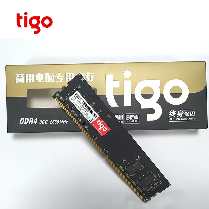 Tigo ram 8 Гб 2666 МГц Память DDR4 память DDR 4 288 PIN для настольных ПК игра ram пожизненная Гарантия