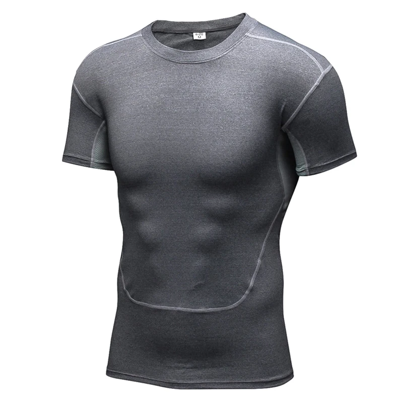Copiro быстрое высыхание Фитнес одежда Беговая футболка спорт на открытом воздухе