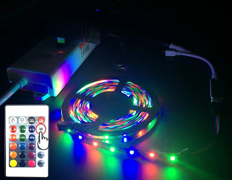 5 м 10 м 15 м WiFi светодиодный светильник RGB водонепроницаемый SMD 5050 2835 12 В 12 В rgb диод гибкая лента Wi-Fi адаптер+ разъем адаптера