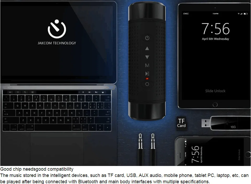 Jakcom OS2 открытый Bluetooth Динамик Водонепроницаемый 5200 мАч Мощность Bank велосипедов