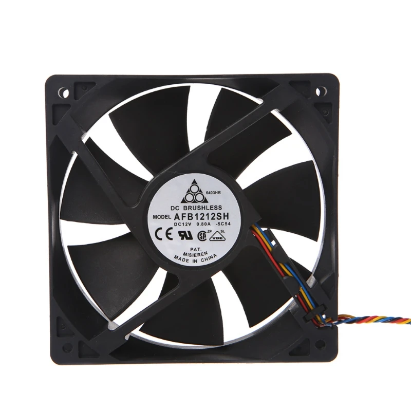 2020 Новый 120x120x25 мм Бесщеточный вентилятор охлаждения DC12V 0.80A 7 лезвий 12025 Для Delta