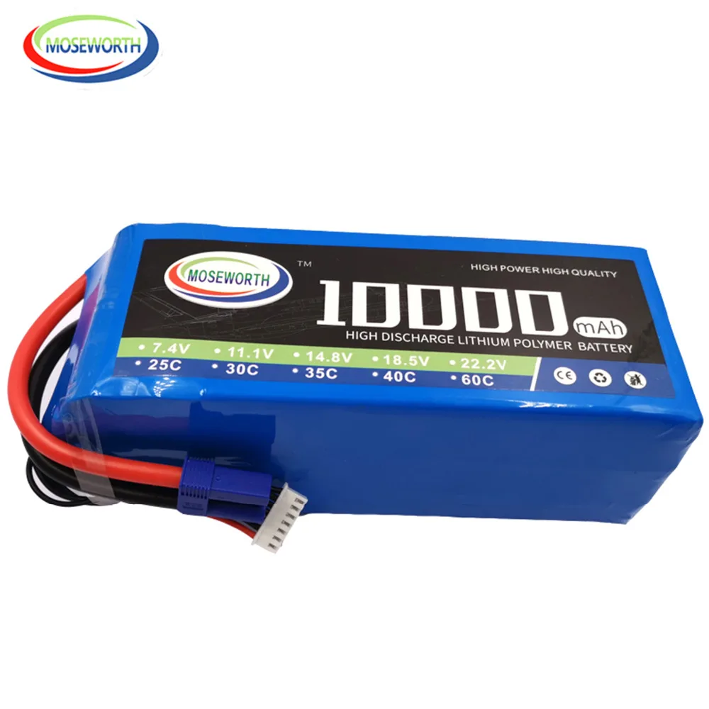 6S 22 2 V 10000mAh 35C RC LiPo аккумулятор для радиоуправляемого летательного аппарата дрона