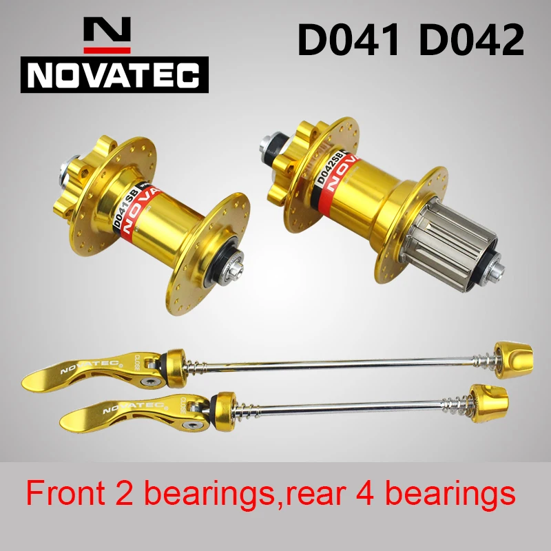 Втулка велосипедная Novatec D041SB D042SB втулка для горного велосипеда передняя/задняя 32