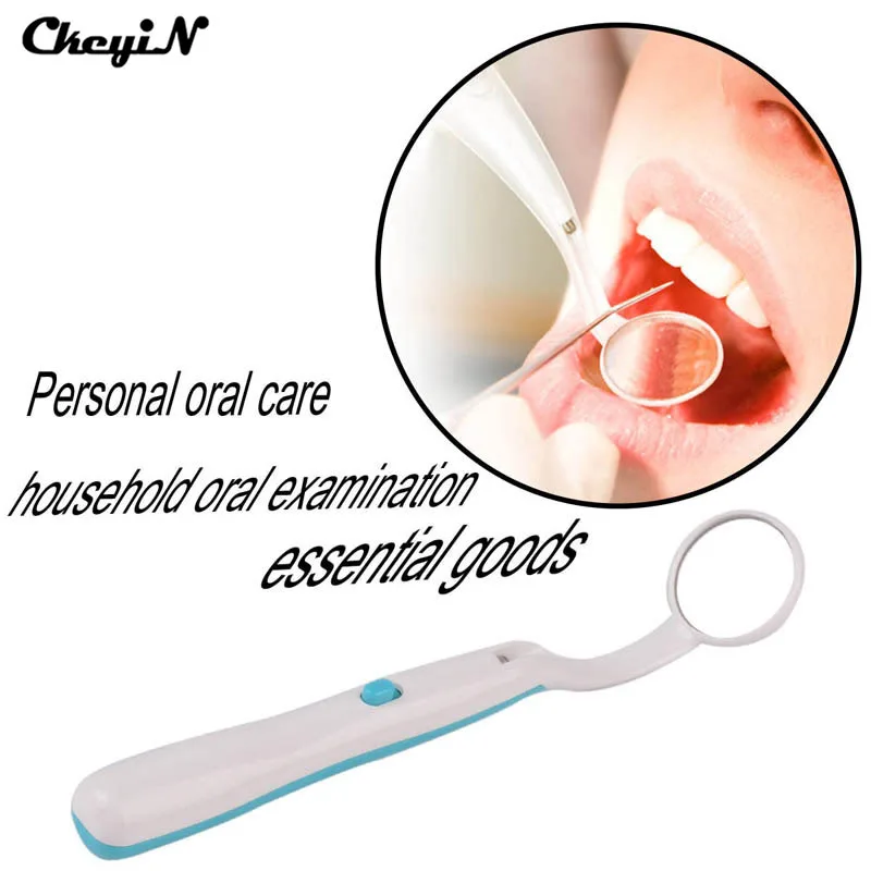 CkeyiN компактный ороситель для полости рта воды Flosser+ стоматологическое зеркало инспекционный инструмент оральный супер яркий светодиодный противотуманный рот зеркало 29