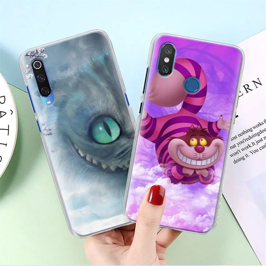 Алиса в стране чудес Чеширский Кот Чехол для телефона для Xiao mi Red mi 7 5 6 Pro Note 7 Pro 5 5A 6 mi A1 A2 8 Lite 9 чехол Coque