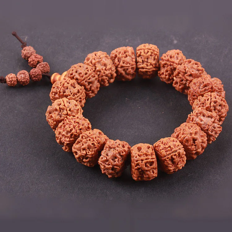 The enrichment of red meat Nepal five Vajra Bodhi Beads Bracelet hand flap sub string 20 Wenwan beads wholesale agent | Украшения и