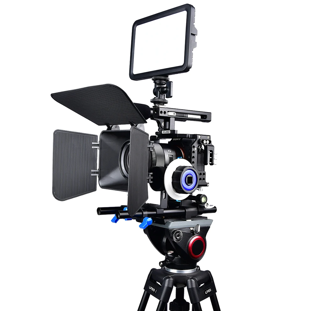 A7 Камера клетка профессиональная ручка DSLR Rig Стабилизатор видеокамеры для sony