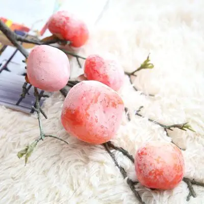 

88cm fake fruit Persimmon branch tree dried branch