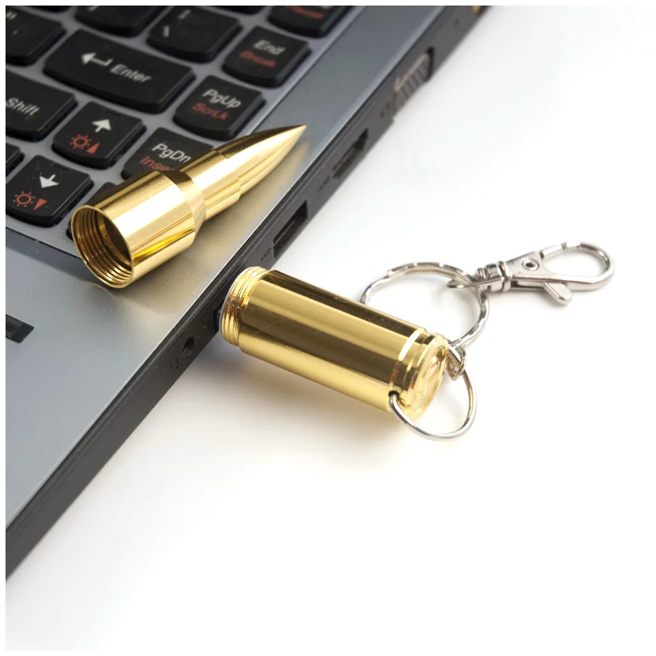 64 Гб металлическая в форме пули карту флэш памяти с интерфейсом usb 3 0 накопитель USB