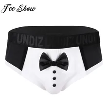 Feeshow новинка мягкое нижнее белье Butler цветные с милым бантиком