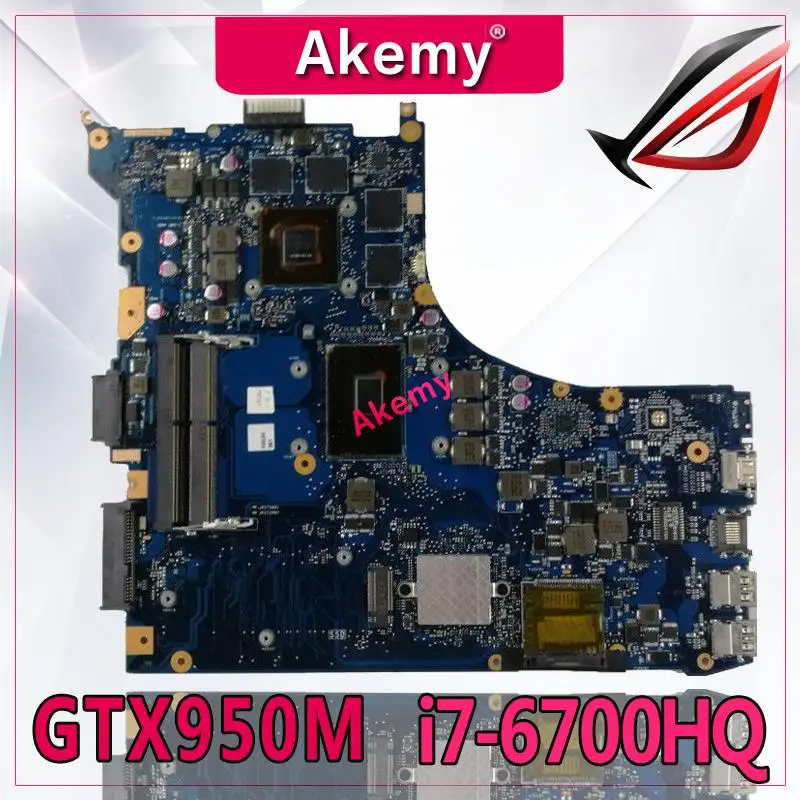 Akemy обмен! Материнская плата для ноутбука For Asus ROG GL552VW GL552VL GL552VX GL552V ZX50V материнская