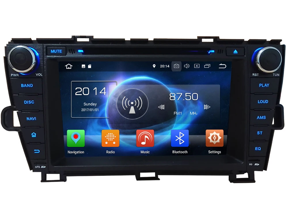 " Восьмиядерный 4G Android 9,0 4 Гб ОЗУ 64 Гб ПЗУ RDS автомобильный DVD мультимедийный плеер Радио Стерео gps ГЛОНАСС для Toyota Prius 2009