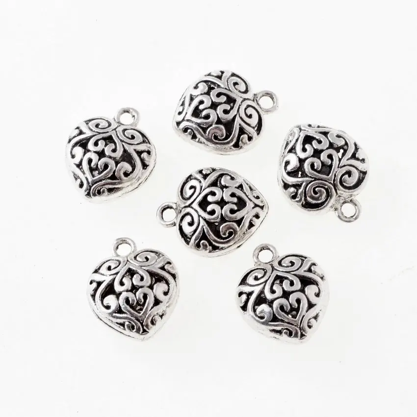 Оптовая продажа 10 шт. подвески в античном стиле 16x13 мм Ювелирная фурнитура для