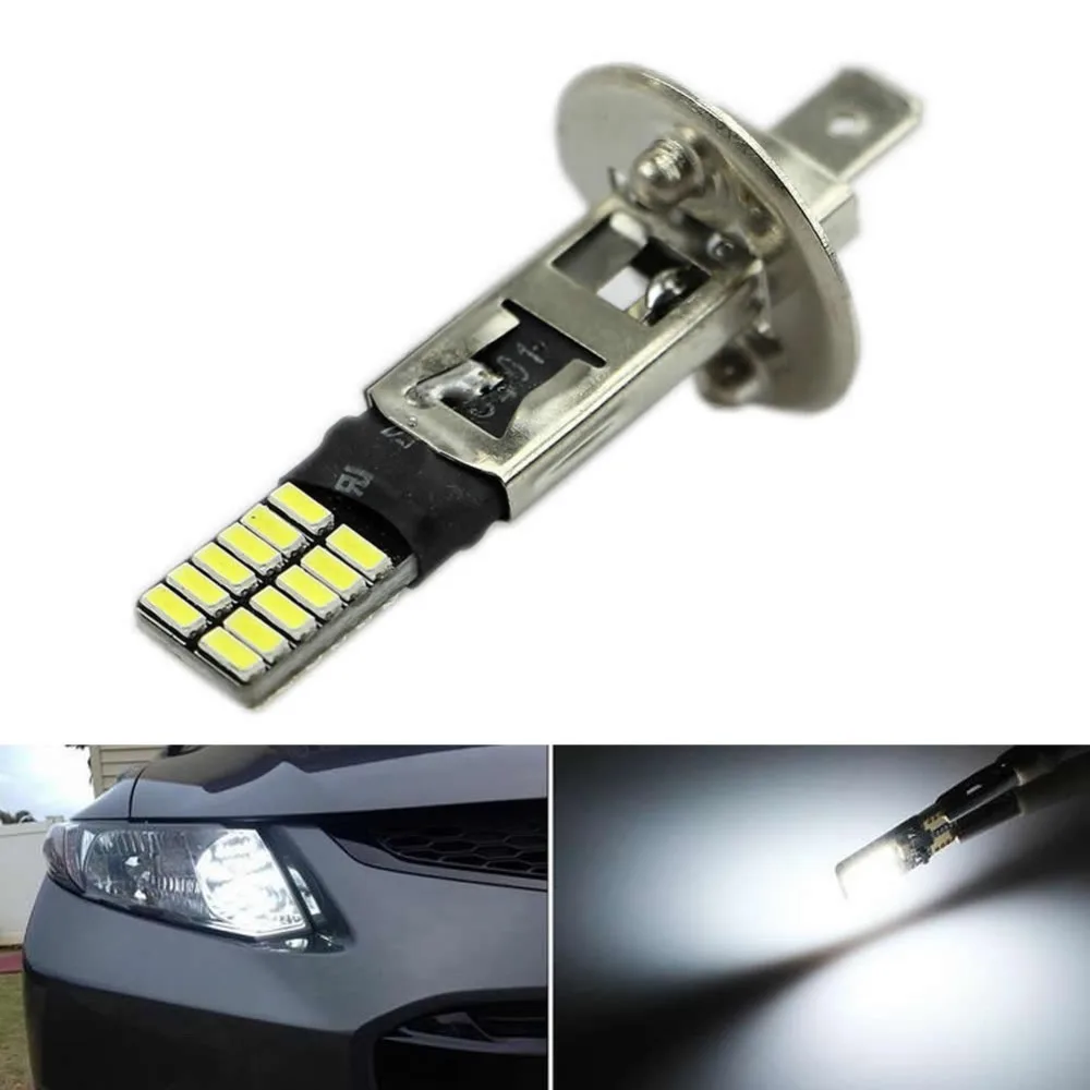 Горячая новинка 6500K 24-SMD HID Белый H1 светодиодный ные Сменные лампы для