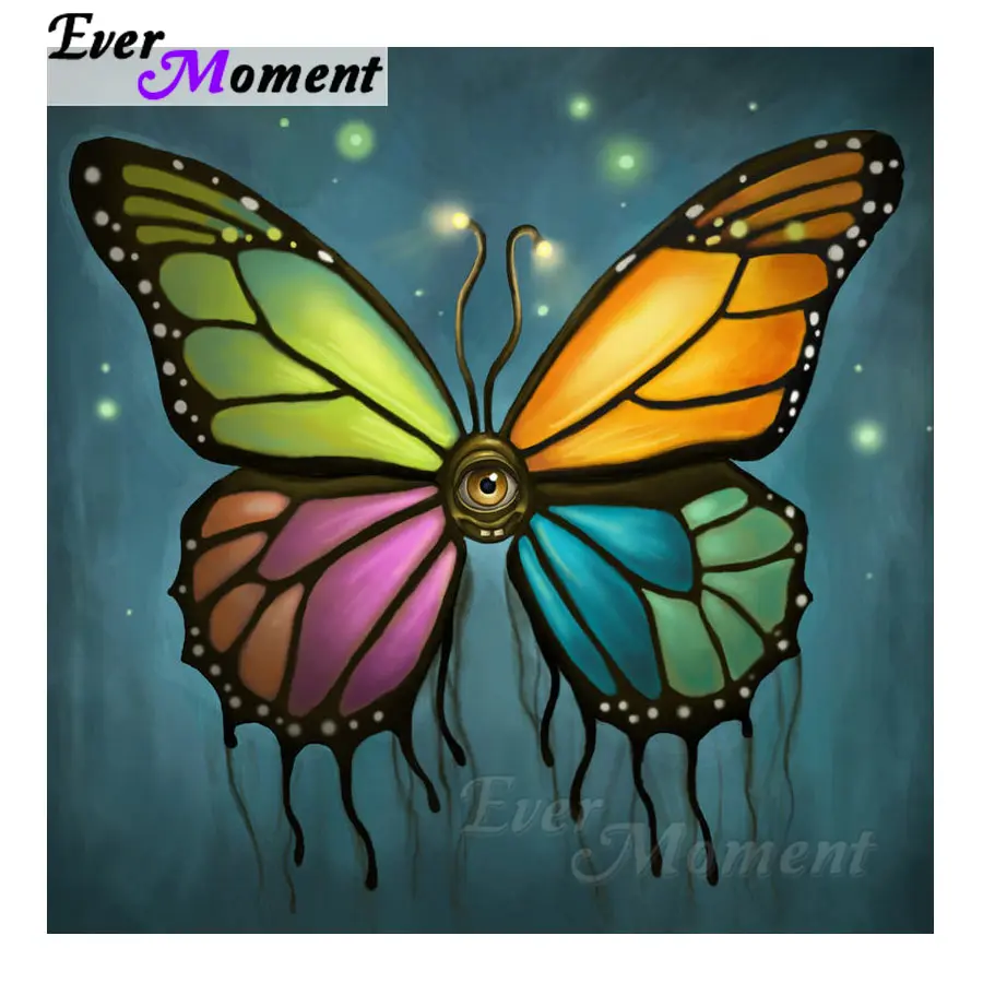 Алмазная живопись с бабочками Ever Instant алмазная полноразмерная картина 5D сделай