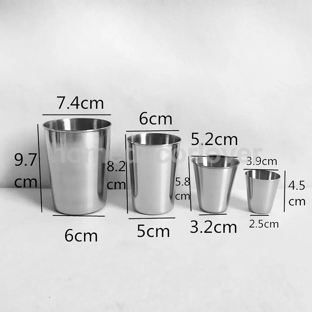 2 шт чашка из нержавеющей стали кружка для питья кофе пивной стакан путешествий 30