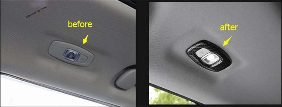 Yimaautotrims Interior Refit Kit Fit For Renault Koleos 2017 2018 2019 2020 Rear Seat Roof Reading Lamp Lights Cover Trim | Автомобили и