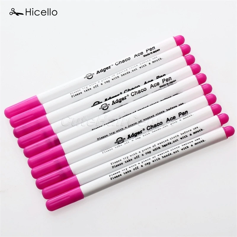 Hicello 1x аксессуары для шитья маркеры для стежков растворимые крестиком водостойкие стирающиеся ручки чернила маркер для ткани DIY инструмент для рукоделия