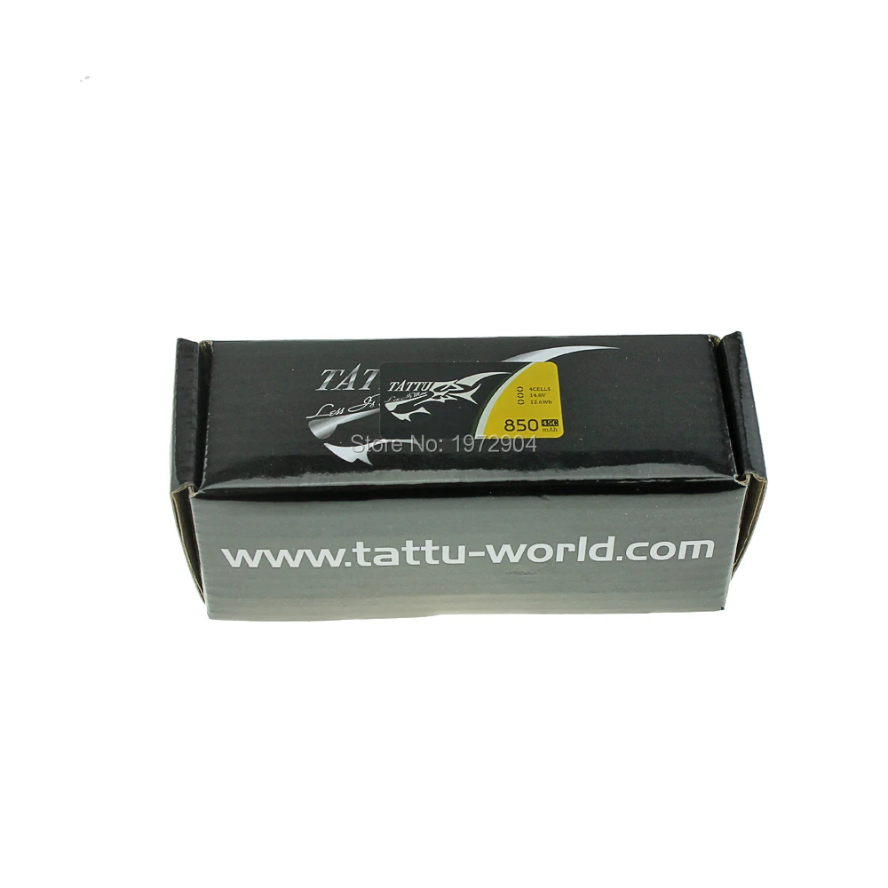 Литий полимерный аккумулятор tattu 850mAh 14 8 V 45C 4S Lipo с разъемом XT30 для