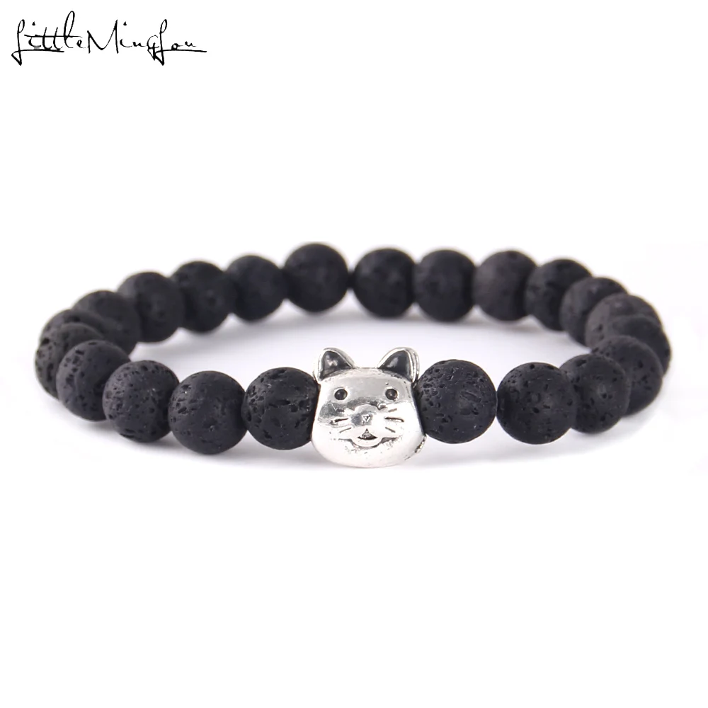 Мода лошадь собака кошка очарование домашних животных женский браслет камень из