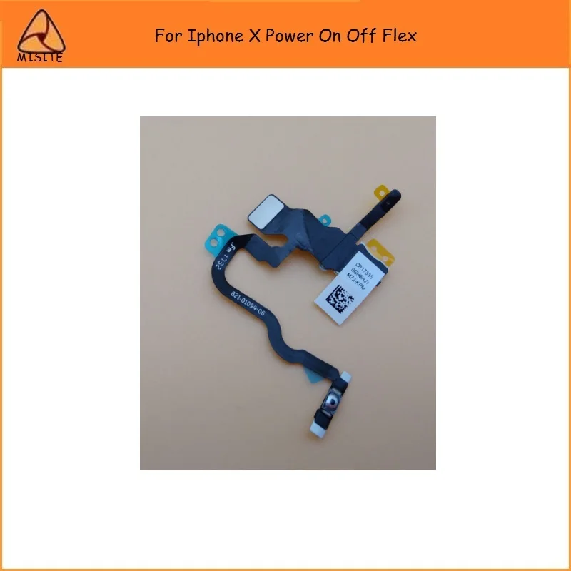 

10PC/LOT New Original For Apple iPhone X Switch On/Off Control Sensor Camera Flex Cable Ribbon iX Power Button Flex Repair Part