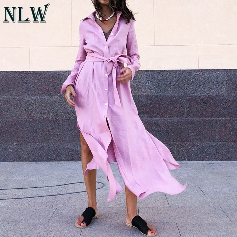 NLW элегантное вечернее платье vestidos женское длинное зимнее рубашка с разрезом