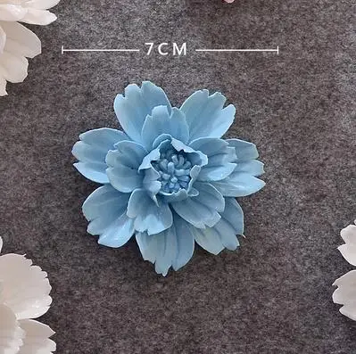 Style 11 Зеленые керамические цветы, Креативные украшения стен, розы, Камелия, пион, вишня, гвоздика - Цвет: Style 11