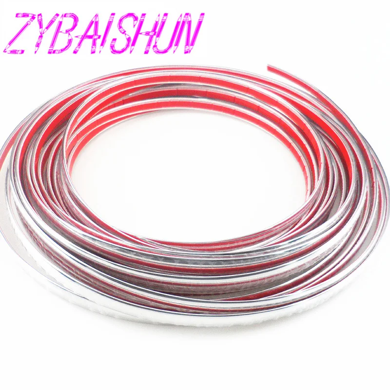 10mm x 15m car chrome hair styling tools decoration band decoration for Mercedes-Benz all class A B C E S G M ML CL CLK CLS GL