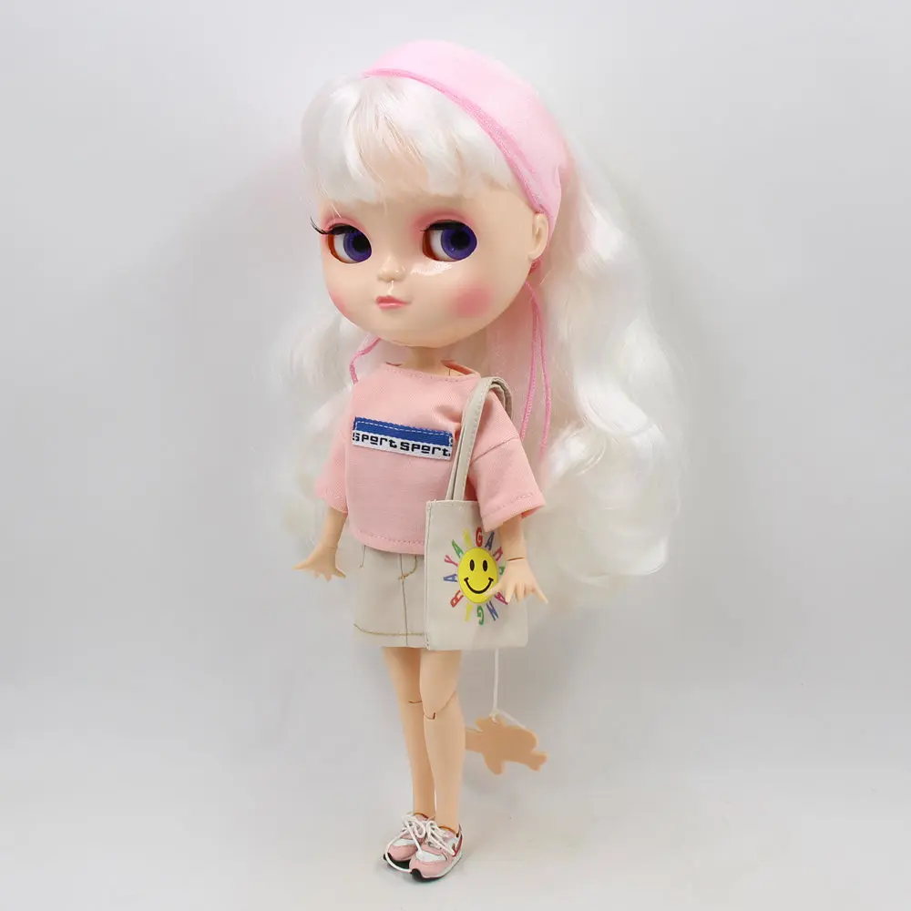 Кукла блайз ICY DBS Blyth DollDBS 1/6 30 см одежда для шарнирных костюмов милый розовый