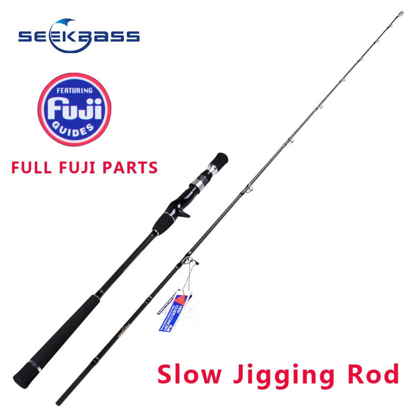 Рыболовная удочка для медленного джиггинга SeekBass 1 93 м полный вес запчастей FUJI: 80 280