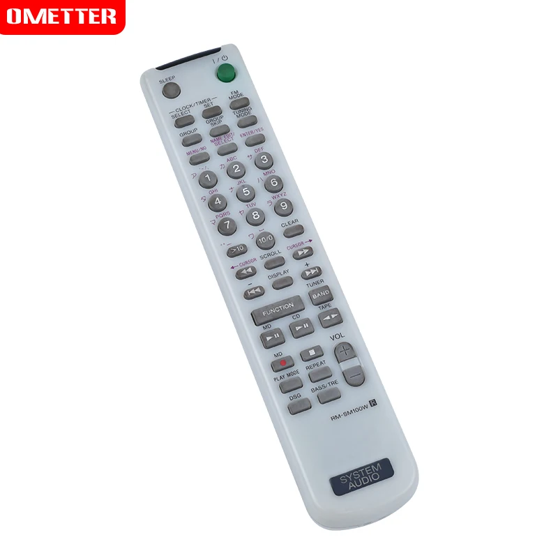 new remote control RM-SM100W RM-SM100ES HCD-M10 CMT-M373NT Nuevo Control remoto para use for S ony sistema de Audio | Электроника