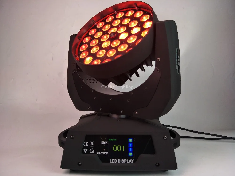 8 шт./лот dj оборудование 36x15 Вт zoom wash led rgbwa moving head light 5in1 цвет мыть heads|Эффект