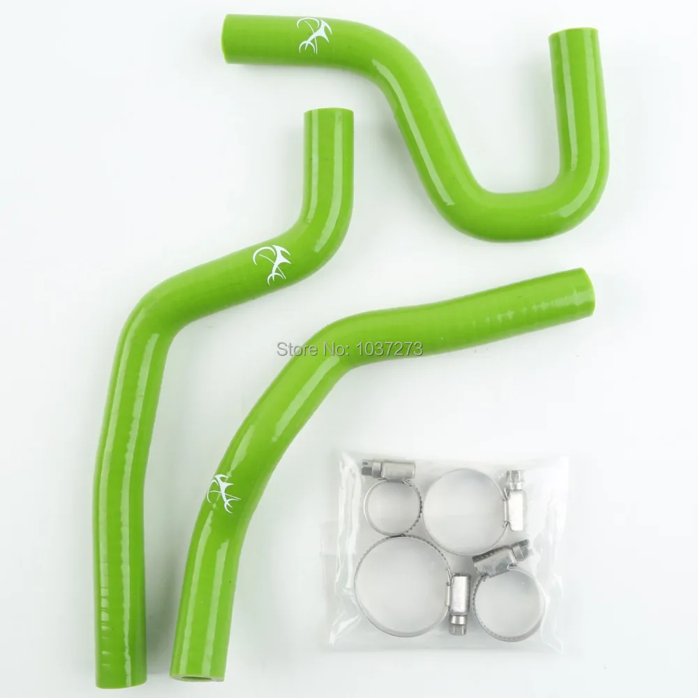 Зеленый комплект силиконовых шлангов радиатора для HONDA CR85 CR80 CR85R 1996 2007|radiator hose