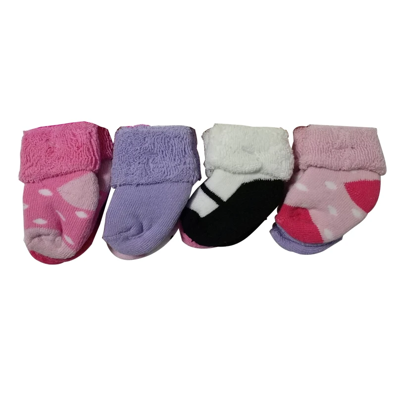 8 пар новорожденных детские носки из хлопка с принтом 0-3 месяцев дети для