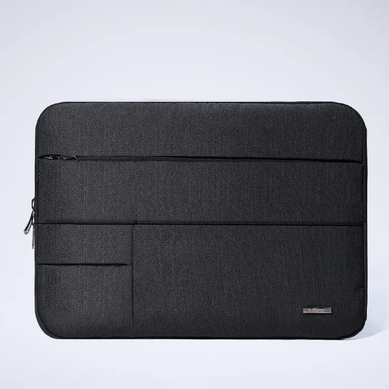 Black Сумка KALIDI для ноутбука 13,3 14 15 15,6 дюймов Сумка для ноутбука Macbook Air Pro 11 13 15 Dell Asus hp acer чехол для ноутбука водонепроницаемый - Цвет: Black