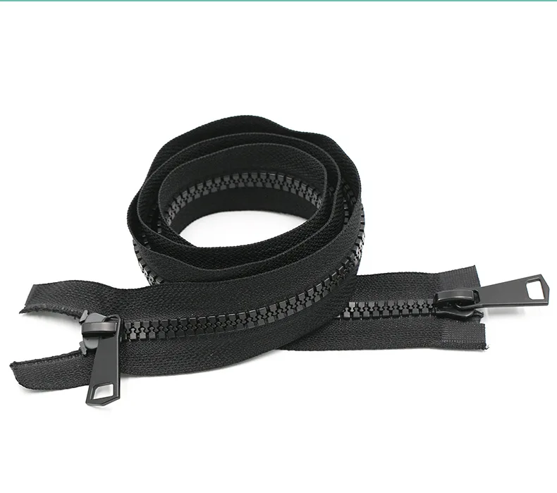 Meetee 2 шт 60-120 см 8# Смола двусторонний на молнии пуховик на молнии DIY длинная одежда Двухсторонний Слайдер ручной Швейные материалы ZA004
