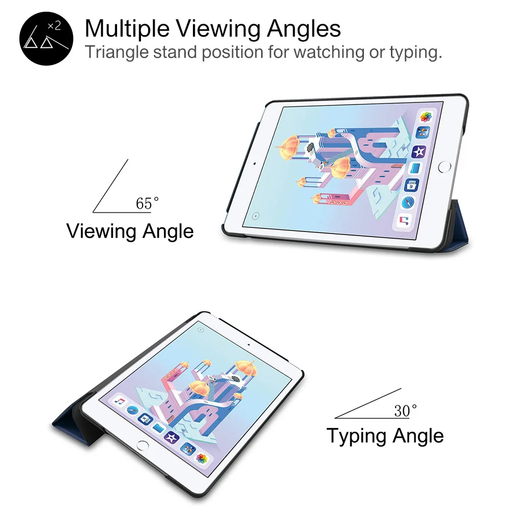 Из искусственной кожи чехол для Apple iPad mini 5 7,9 планшет с подставкой класса премиум крышка чехол для iPad mini 4+ подарки