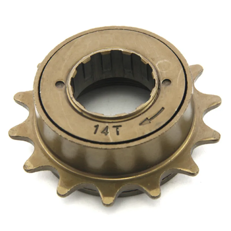 Шестерня свободного хода для велосипеда 14 зубьев одна скорость металлическая