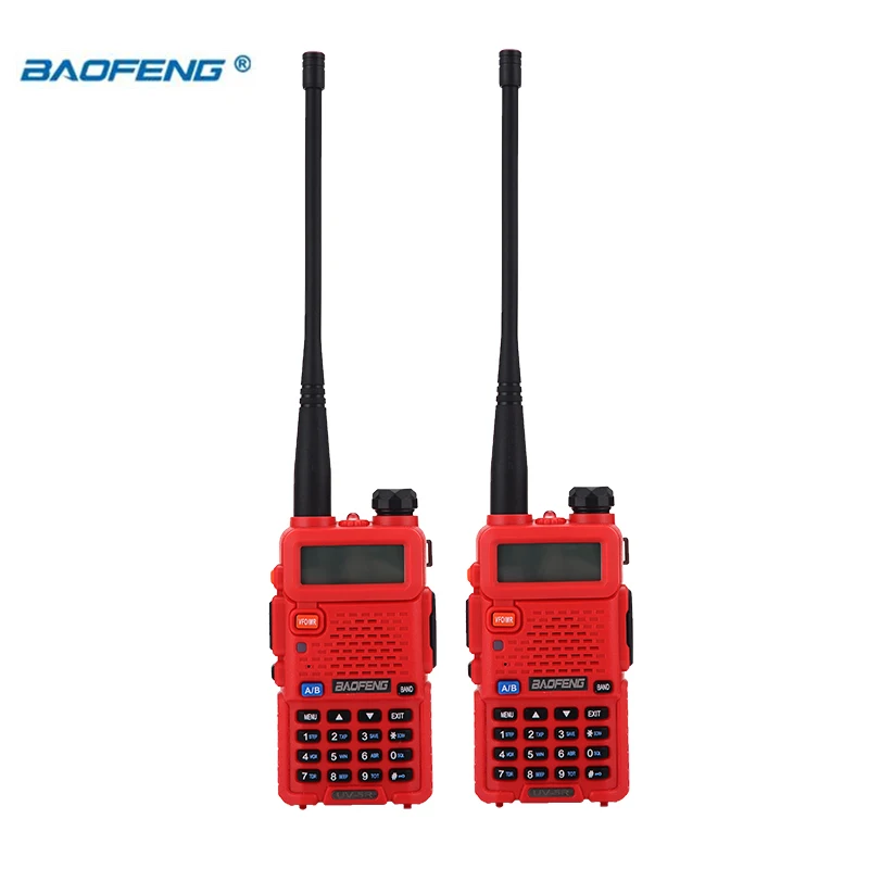 BaoFeng рация UV-5R 2 шт./лот двухстороннее радио baofeng uv5r 128CH 5 Вт VHF UHF 136-174 МГц и 400-520 МГц