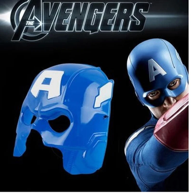 Супергерой Хэллоуин маска для детей и взрослых Marvel Капитан Америка человек паук Халк Железный человек Бэтмен маска "Звездные войны"