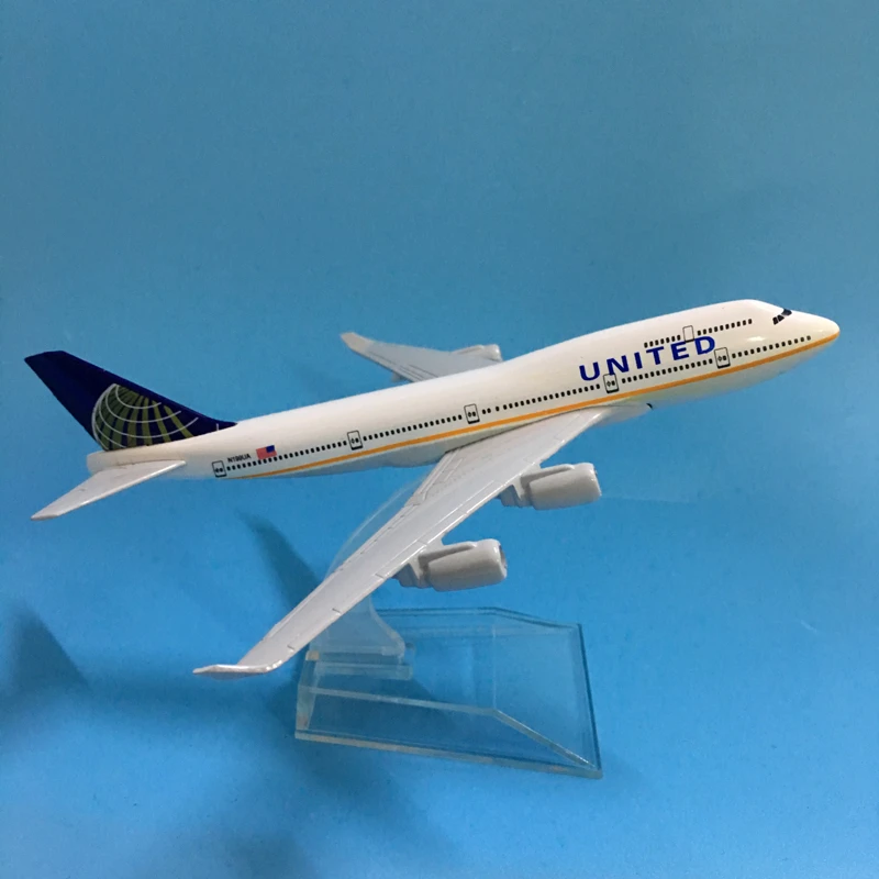JASON TUTU самолеты самолет 16 см 1:400 Юнайтед Боинг B747 400 Модель самолета аэроплана