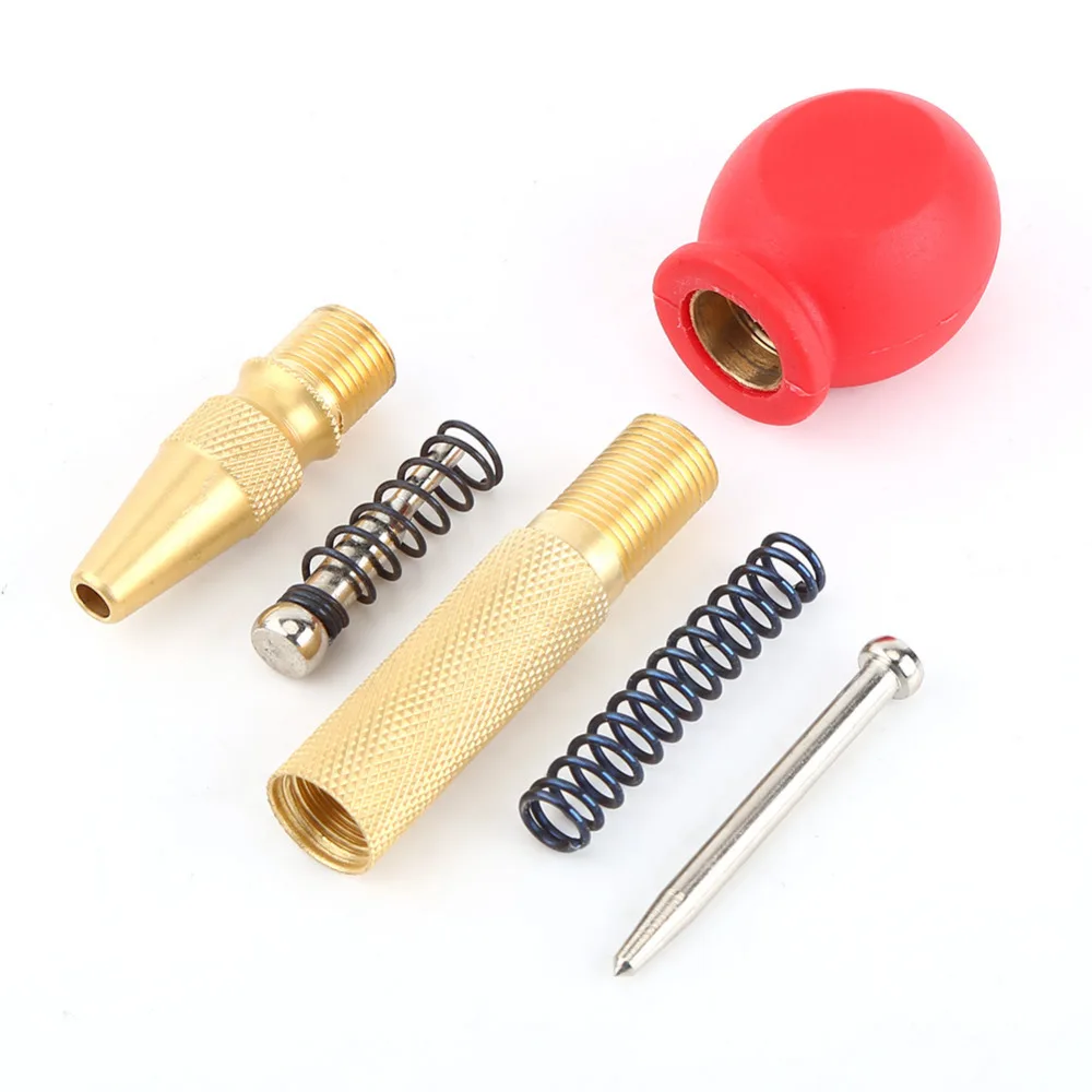 Center Punch Drill Bit Automatic Hole With HSS Tip Protective Cap MetalWorking Punching Marking Tool Gold/Silver Color | Инструменты