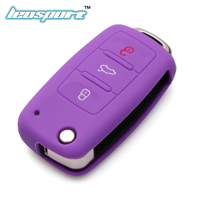 Силиконовый чехол для ключа автомобиля силиконовый ключей Volkswagen VW polo passat b5 golf 4 6