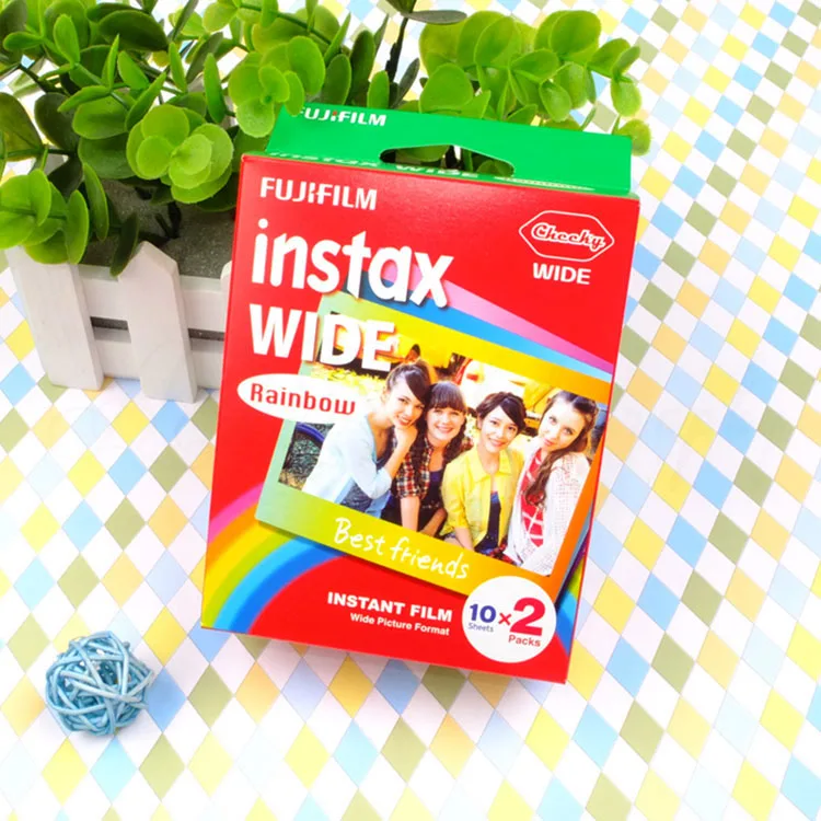 Оригинальная пленка Fujifilm Instax Rainbow 60 листов фотобумага для камеры Fuji Instant Polaroid 300 /